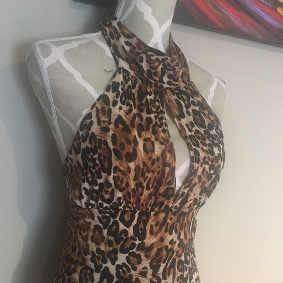 Halter leopard blouse - Picture 4 of 8
